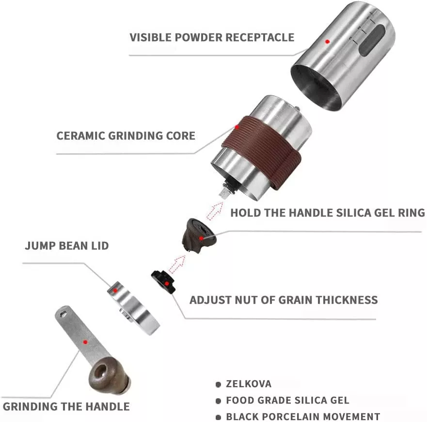  ручная кофемолка из нержавеющей стали